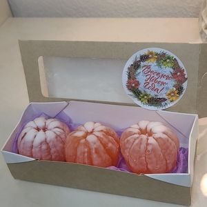 Handmade soap. Gift set(3 mandarins 🍊 )